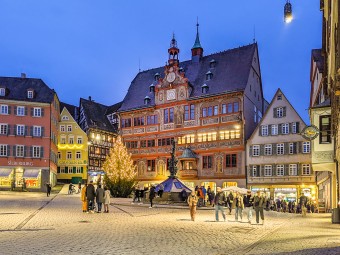 Weihnachtliches Tübingen mit Glühwein